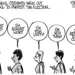 Reporter cartoon/Frank Shiers