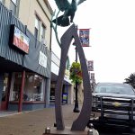 Steve Tyree creates sculptures that encourage the love of wildlife. With years of travel experience and wildlife filming, Tyree forms bronze and steel to represent animals in their natural habitat. COURTESY PHOTO