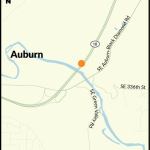 Westbound SR 18 just east of the Green River near Auburn will be reduced to one lane from 7 p.m. Friday, Nov. 11 to 5 a.m. Tuesday, Nov. 15. This work is weather-dependent. COURTESY MAP, WSDOT