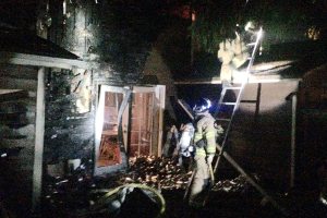 Residents safe after fire destroys their home