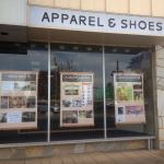 Anneka Olson carefully researched and put together a timeline exhibit chronicling the history of the now-closed Rottles clothing store that her great grandfather, grandfather and uncles owned and operated. ROBERT WHALE, Reporter