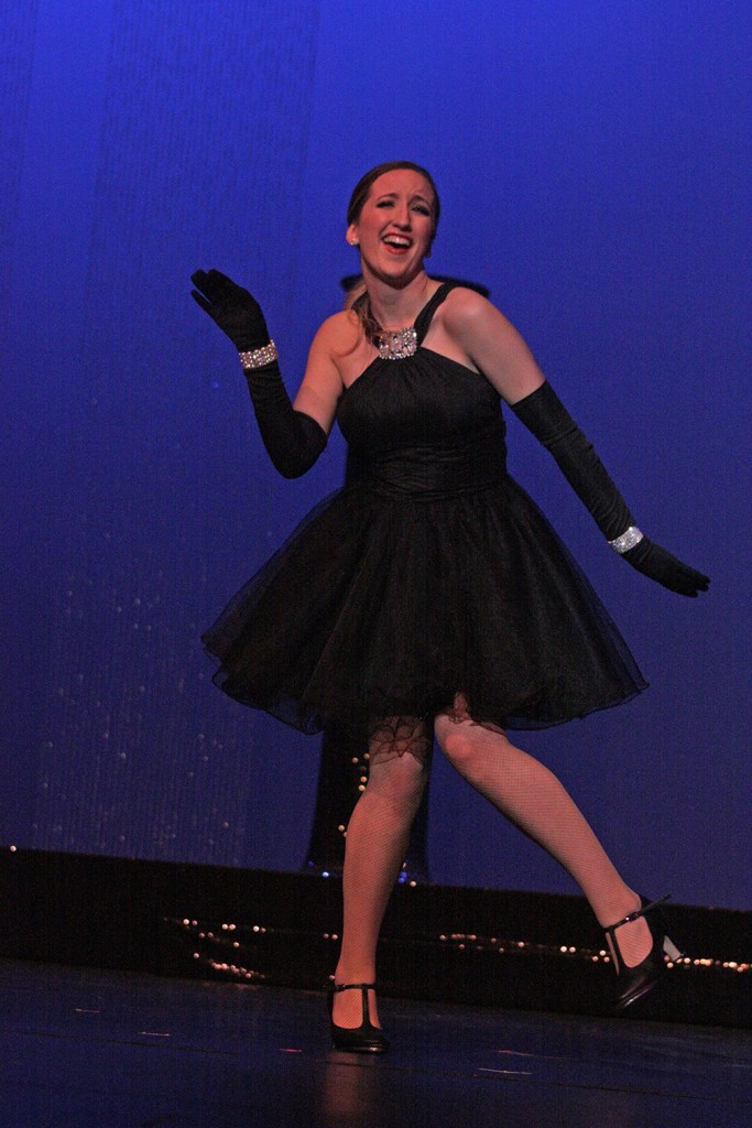 Alexis Florence, first runner-up, tap dances to &rdquo;Diamonds Are A Girl&rsquo;s Best Friend&rdquo;, as sung by Marilyn Monroe. MARK KLAAS, Reporter