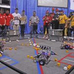 Teams compete in a battle between machines in last year&rsquo;s state showdown at the ShoWare Center. MARK KLAAS, Auburn Reporter
