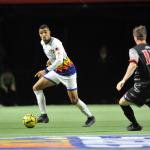 The Stars&rsquo; Michael Ramos pushes the ball up the field against Baja. The teams collide at 6:05 p.m. Saturday at the ShoWare Center. COURTESY PHOTO, Jeff Halstead/Tacoma Stars