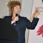 Auburn Mayor Nancy Backus addresses the crowd during her appearance in the State of the Cities event at the Community and Event Center in Les Gove Park on Tuesday. RACHEL CIAMPI, Auburn Reporter