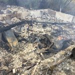 VRFA firefighters extinguished a fire that completely destroyed a large Lea Hill home on Sunday morning. The owner of the home was found dead by police outside and in front of the home. COURTESY PHOTO, VRFA