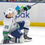 Ethan Bear has surpassed Shea Theodore for most career goals scored by a Thunderbird defenseman. COURTESY PHOTO, Brian Liesse, T-Birds