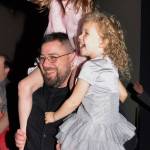 Justin Wagner joins his daughters, Keira, 8, and Ryleigh, 4, on the dance floor. RACHEL CIAMPI, Auburn Reporter