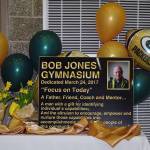 The Trojans&rsquo; gym was renamed Bob Jones Gymnasium in a dedication ceremony Friday night. RACHEL CIAMPI, Auburn Reporter