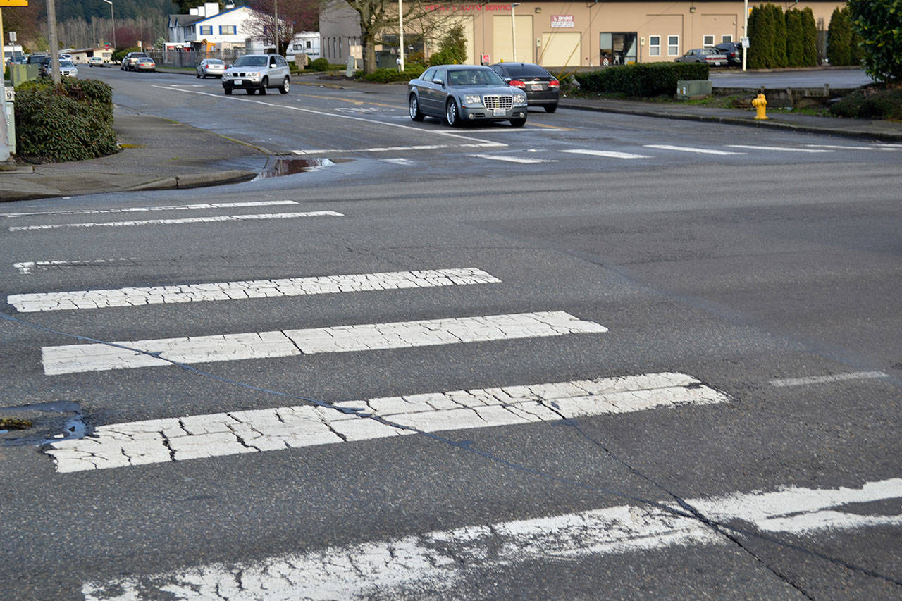 Needing attention: A dilapidated 20-block section of Auburn Way North is about to get a much-needed new look, thanks to a $1.6 million project. ROBERT WHALE, Auburn Reporter