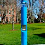 Blue light phones are a crime deterrent, provide a sense of security and offer a quick notification for emergency situations. COURTESY PHOTO