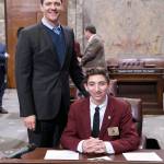 Auburn’s Garcia serves as page for Sen. Fain