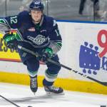 Ryan Gropp had two goals in the Thunderbirds&rsquo; 4-2 win over the Spokane Chiefs on Wednesday night. COURTESY PHOTO, Brian Liesse/T-Birds