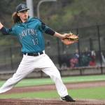 Auburn Riverside&rsquo;s Dylan Ostler takes aim at the strike zone during NPSL Olympic Division play against Federal Way on Wednesday. RACHEL CIAMPI, Auburn Reporter