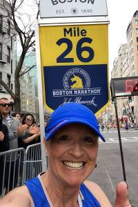 Auburn woman completes first Boston Marathon