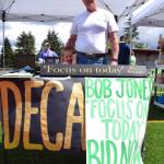 Bill Jones, the brother of the late Bob Jones, with his grandson Andrew Jones, 3. Bob Jones, longtime coach at athletic director at Auburn High School, lost his battle with cancer this year. RACHEL CIAMPI, Reporter