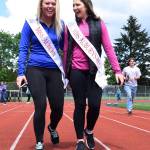 Miss Auburn Heather Haggin, left, and Miss Auburn&rsquo;s Outstanding Teen Elizabeth Enz join the walk. RACHEL CIAMPI, Reporter