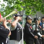 Members of the Inter-Tribal Warrior Society perform a rifle salute and &ldquo;Taps.&rdquo; MARK KLAAS, Auburn Reporter