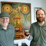 Savory suds: Jim, left, and Arthur Cohn have found the right spot to serve up homecrafted brews. ROBERT WHALE, Auburn Reporter