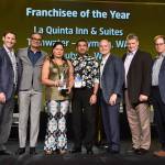 Satpal and Pinder Sohal, owners of the La Quinta Inn & Suites in Auburn and Olympia, recently were honored with the brand&rsquo;s 2016 Franchisee of the Year award at a conference in Dallas. COURTESY PHOTO