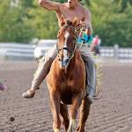 Starr School and rider Isiah Cross Guns take the championship heat Sunday of the second annual $50,000 Muckleshoot Gold Cup. COURTESY PHOTO, Emerald Downs