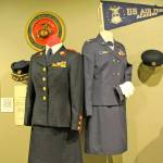 For all to see: The uniforms of Col. Vera Jones, a Marine in the Vietnam War, and Vonnie Carlson&rsquo;s Air Force uniform from 1975. COURTESY PHOTO, Brandon Gustafson