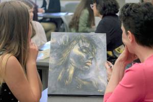 Student art embraced in college’s Portfolio Review