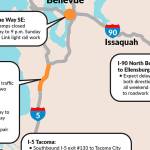 State to close lanes this weekend along I-5 in Kent