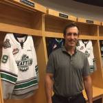 Kyle Hagel, who has played 450 professional games over nine seasons in the AHL and ECHL, has joined the Seattle Thunderbirds coaching staff. COURTESY PHOTO, Brian Liesse, Thunderbirds