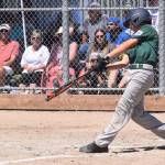 Austin Ellsworth hits a home run for Auburn in Game 1 on Saturday. RACHEL CIAMPI, Auburn Reporter