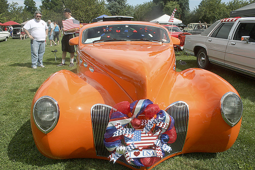 Carly Brogren&rsquo;s 1939 Lincoln Zephyr shines in the classic car show. MARK KLAAS, Auburn Reporter