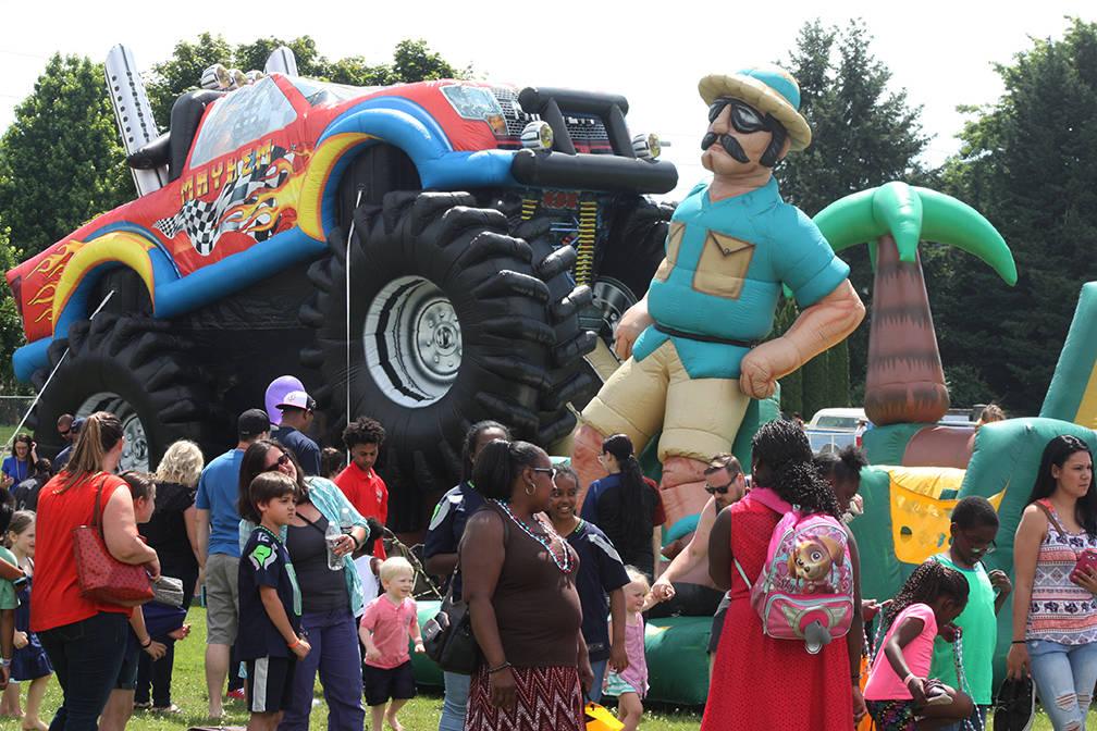 Rides galore attracted kids. MARK KLAAS, Auburn Reporter