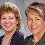 Nancy Backus, left, and Largo Wales. FILE PHOTOS