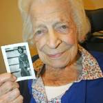 Then and now: Annie McDonald was a 24-year-old U.S. Army nurse when she began serving near the battlefields of Europe in World War II. McDonald, who grew up in Auburn, turns 100 years old on Saturday. MARK KLAAS, Auburn Reporter