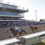 Mack One Rules wins the Mount Rainier Stakes by two lengths.                                Photo courtesy Emerald Downs