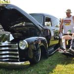 Terry Norman looks at a car with his brother, Tim Norman, during last year&rsquo;s Show and Shine. Terry Home, the care facility with locations in Auburn and Pacific, is named after Terry Norman, who sustained a traumatic brain injury (TBI) when he was 18. Terry Home began in 1986 with a mother&rsquo;s dream to find a place for her son. Terry Home provides residents with TBIs the opportunity to work toward a more independent lifestyle through structured programs and activities centered on strengthening daily living skills. REPORTER PHOTO