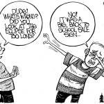 REPORTER CARTOON, Frank Shiers