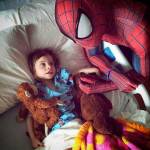 Ricky Mena and his nonprofit work have helped thousands of children. He visits children who are battling life-threatening illnesses. COURTESY PHOTO