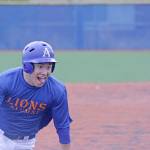 Matt Anderson charges to third base for the Lions. MARK KLAAS, Auburn Reporter