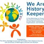 Local organizations present We are History Keepers workshop