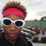 Auburn&rsquo;s Taivion Gamble comes dressed for the occasion. MARK KLAAS, Auburn Reporter