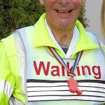 Don Stevenson pauses during his recent walk along the Interurban Trail. COURTESY PHOTO