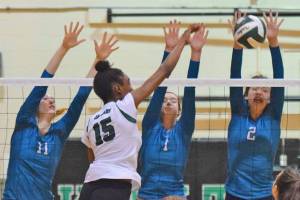 No. 1 Ravens roll to district title, return to state to defend 4A volleyball crown