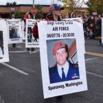 Gold Star Mothers with banners of the fallen. RACHEL CIAMPI, Auburn Reporter