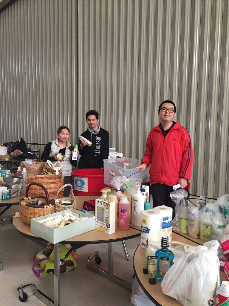 Driven to help the fire victims