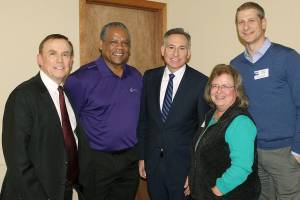 Civic and community leaders gather