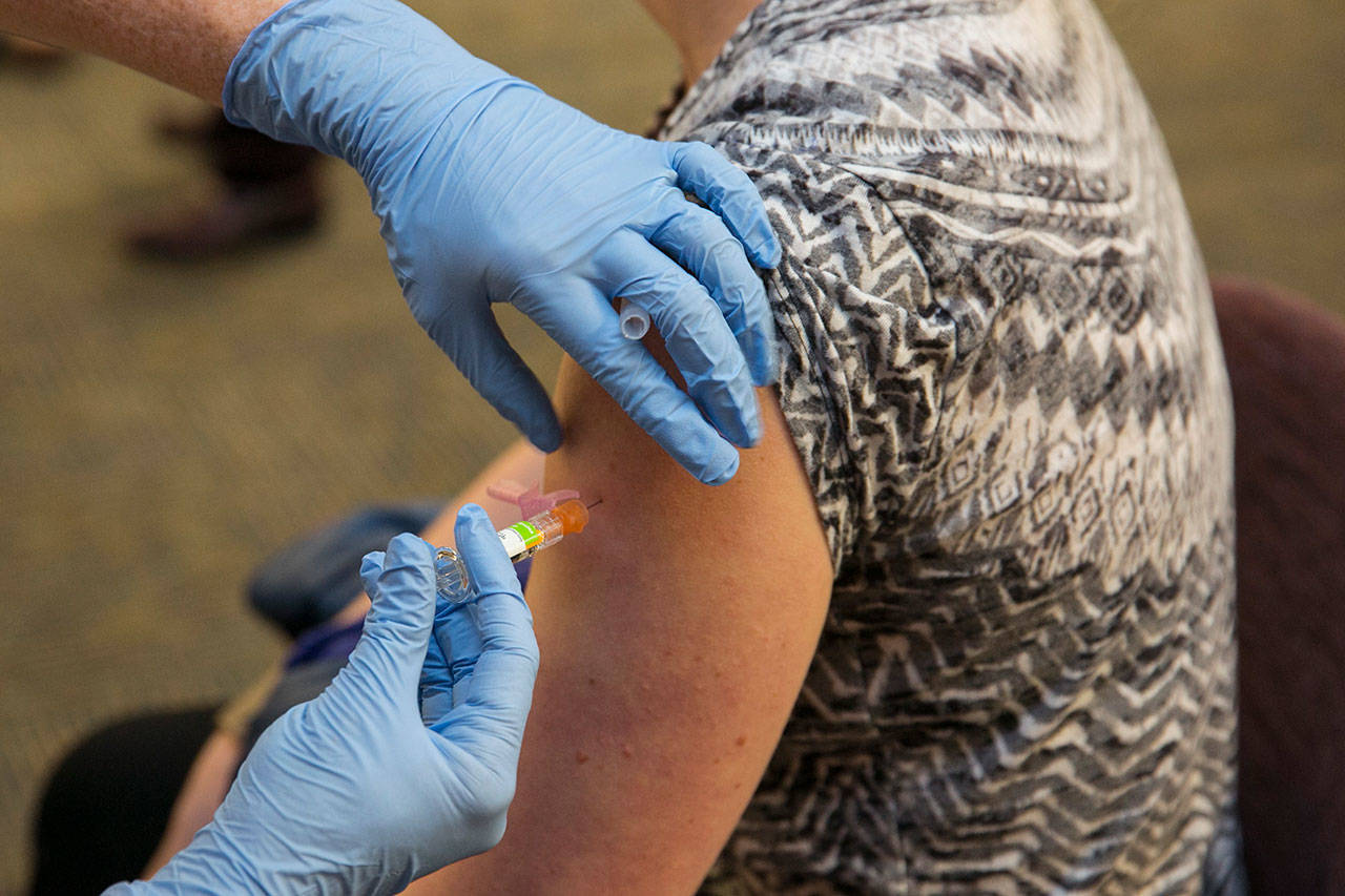 Its not too late to get your flu shot. Each year the vaccine is updated based on which influenza viruses are making people sick. COURTESY PHOTO, MultiCare