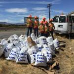 Ecology Youth Corps crews cleaned more than 5,000 miles of roads and picked up more than 1.1 million pounds of litter last year. COURTESY PHOTO