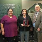 From left to right: Green River College Board Trustees Jackie Boschok, Sharonne Navas, Claudia Kauffman (retired),Tim Clark and Linda Cowan. COURTESY PHOTO, Green River College
