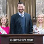 Royalty in Olympia: Sen. Fain honors visiting Miss Auburn program winners